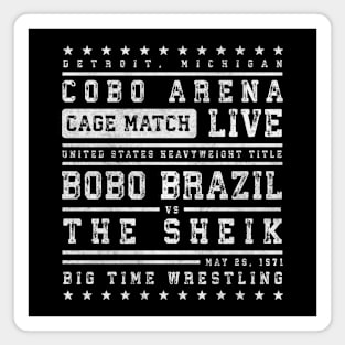 Bobo Brazil vs The Sheik Magnet